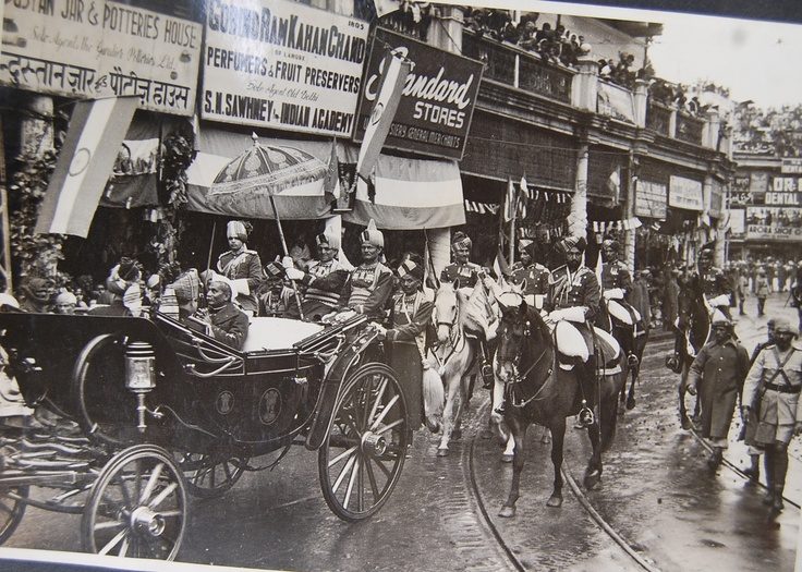 Historical procession through Chandni Chowk, old Delhi